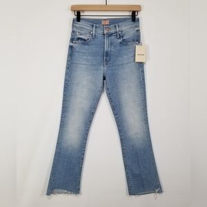 NWT Mother The Insider Crop Step Fray In Out Of The Blue